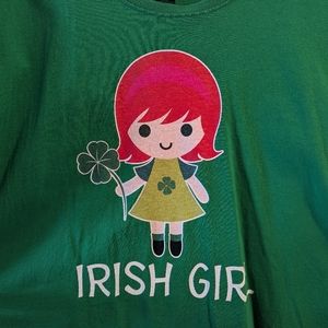 Ladies Irish Girl Graphic Tee size 3x